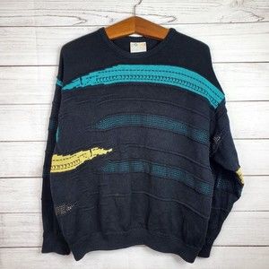 Coogi Australia Vintage Sweater Adult L 3D Knit Pullover 90s